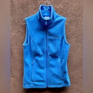 Columbia Fleece Vest — Blue